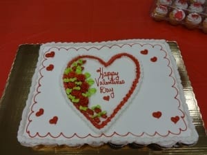 Happy Valentine's Day cake