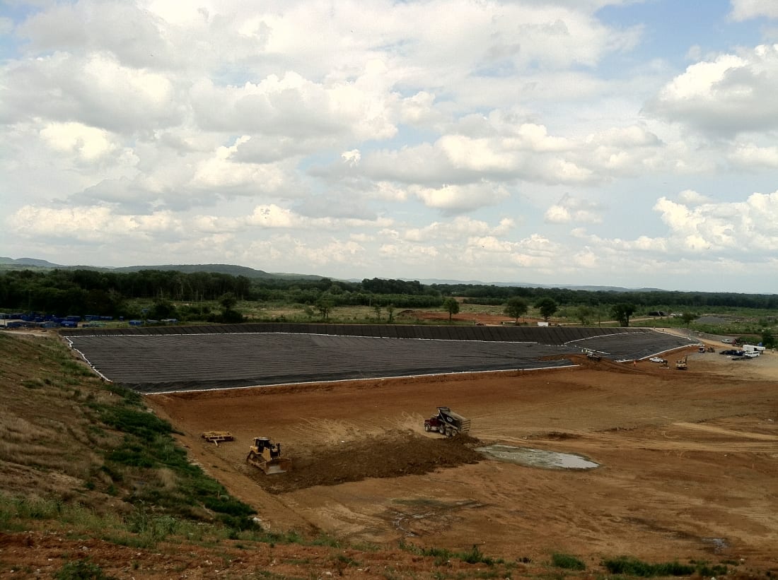 Phase 1 Completion Landfill Cell in Tennessee COMANCO