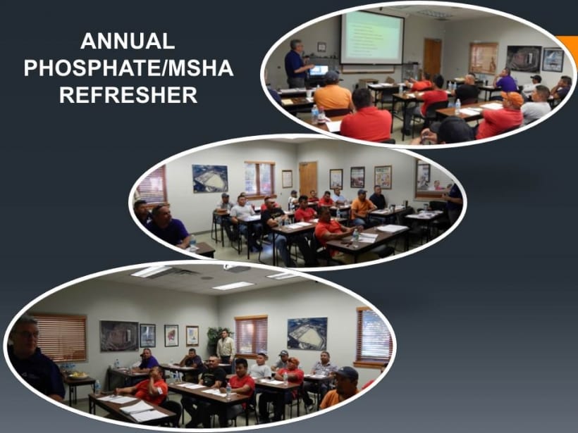 COMANCO Employees Receive PHOSPHATEMSHA Refresher Training COMANCO