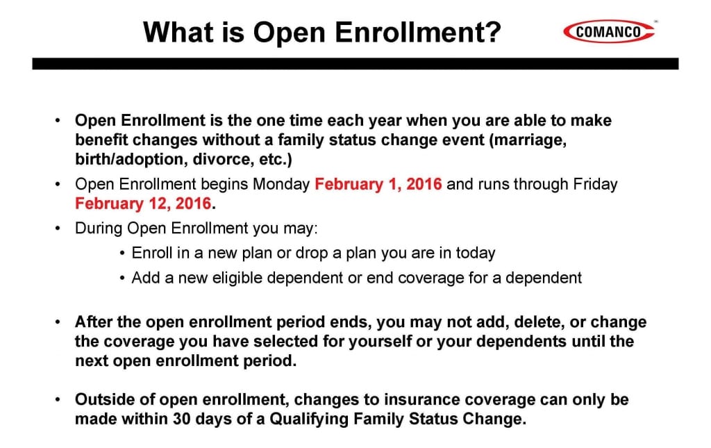 What is Open Enrollment2