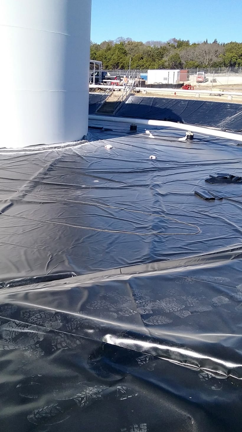 COMANCO Installing Tank Containment Liner in MidTexas COMANCO