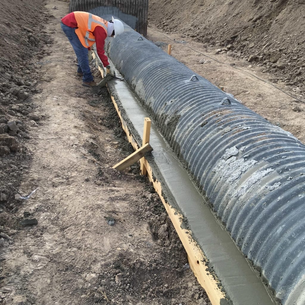 Concrete Saddle Pour COMANCO 3 COMANCO