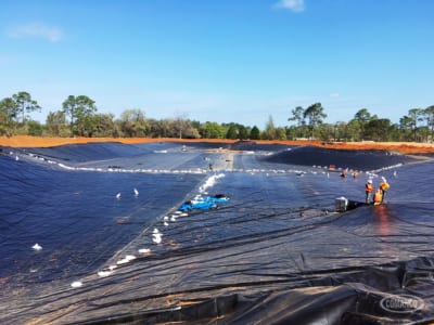 Florida Golf Course Liner Install - COMANCO