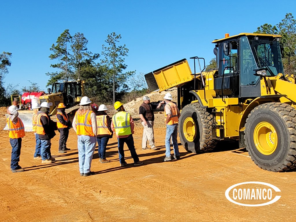 COMANCO EMPLOYEES RECEIVE FRONT END LOADER TRAINING COMANCO