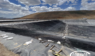 COMANCO Starts a Mining Area Pond Reline Project