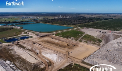 COMANCO has nearly completed the construction of a new landfill cell in DeSoto County, Florida