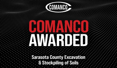 COMANCO Awarded Sarasota County Earthwork - Excavation and Stockpiling