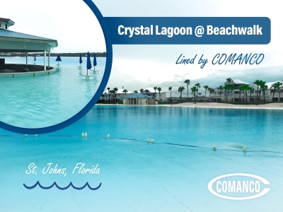 Lagoons Lined By COMANCO: The Crystal Lagoon at Beachwalk Club in St. Johns, Florida