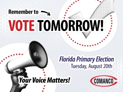 Remember to vote on August 20th, Florida Primary Elections