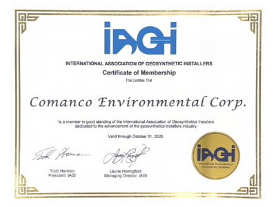 COMANCO Renews IAGI Membership for 2025; Remains at the Forefront of Geosynthetics