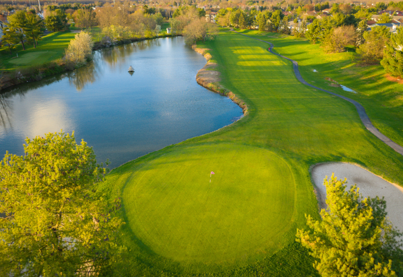 Drone Golf Course Plainsboro Princeton New Jersey