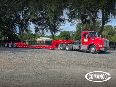 COMANCO Continues Expanding Fleet with Additional Lowboy Trailer