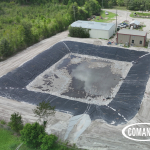 Wastewater Pond Liner Installation