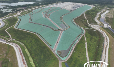 Agru Green Geomembrane Gypsum Stack Closure